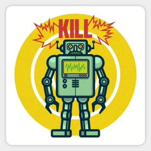 KILLER ROBOT Sticker